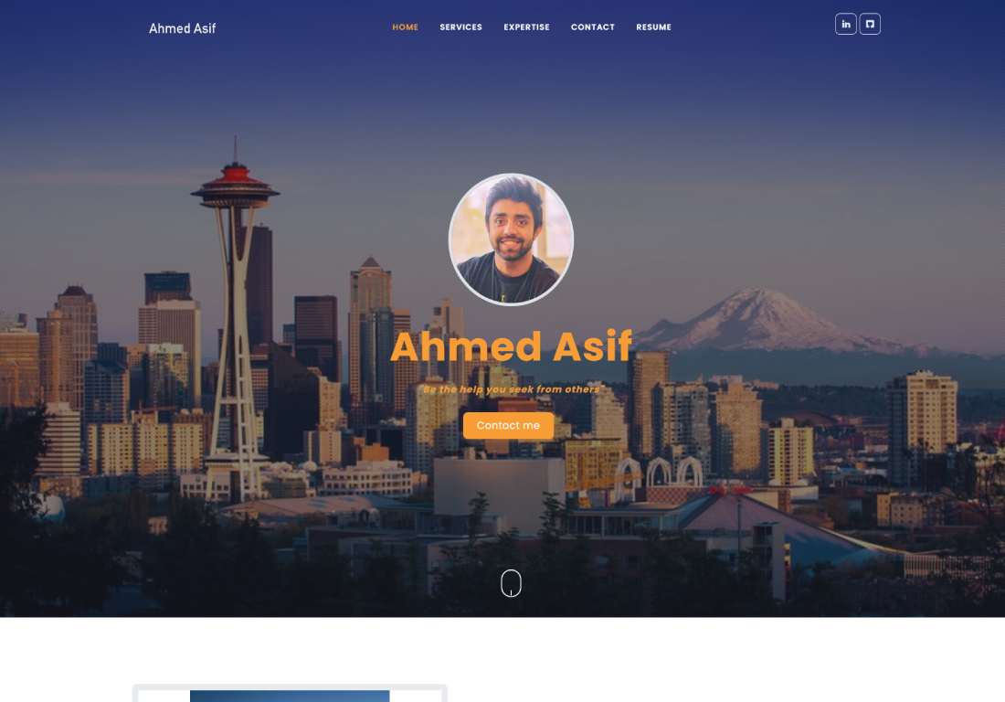 personal website building